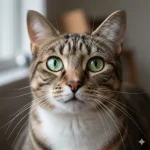 Cat injury flesh visible