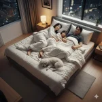 death sleeping with a dog