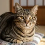 Average weight of a cat Kijitora