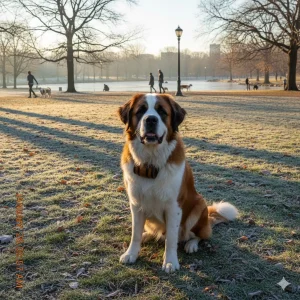 St. Bernard resemblance dog