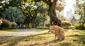 Cat hair breakage