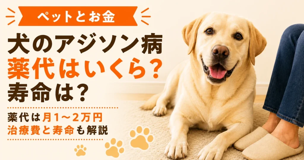 人の足元に座るラブラドールレトリバー