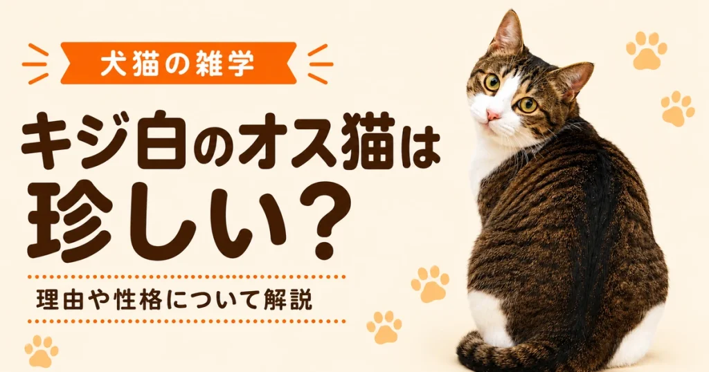 座って振り向くキジ白猫